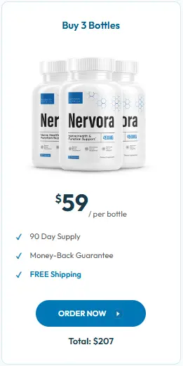 Nervora order 3 bottles